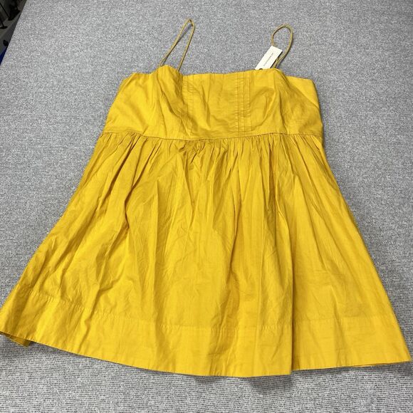 Maeve Anthropology Babydoll Top In Mango Size X-Large MSRP $98 - Picture 2 of 16